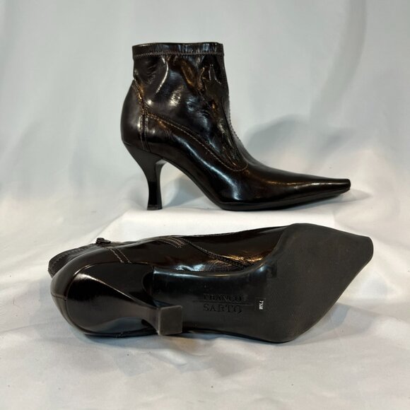 Franco Sarto Dark Brown Leather Ankle Boots | Women’s 7.5 - Picture 4 of 4